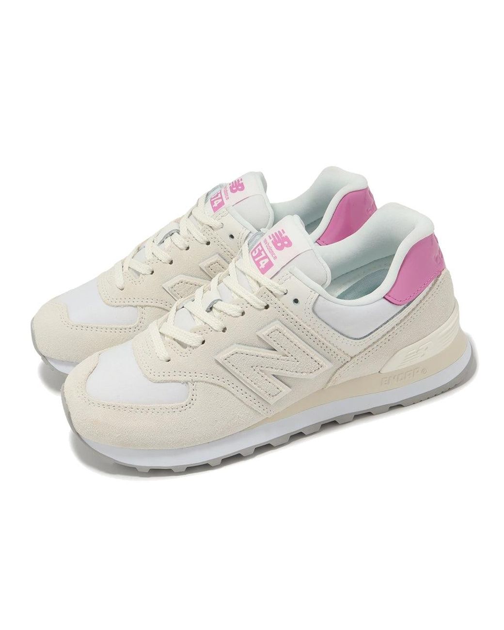 New Balance White (Wmns) 574 'Sea Salt Real'