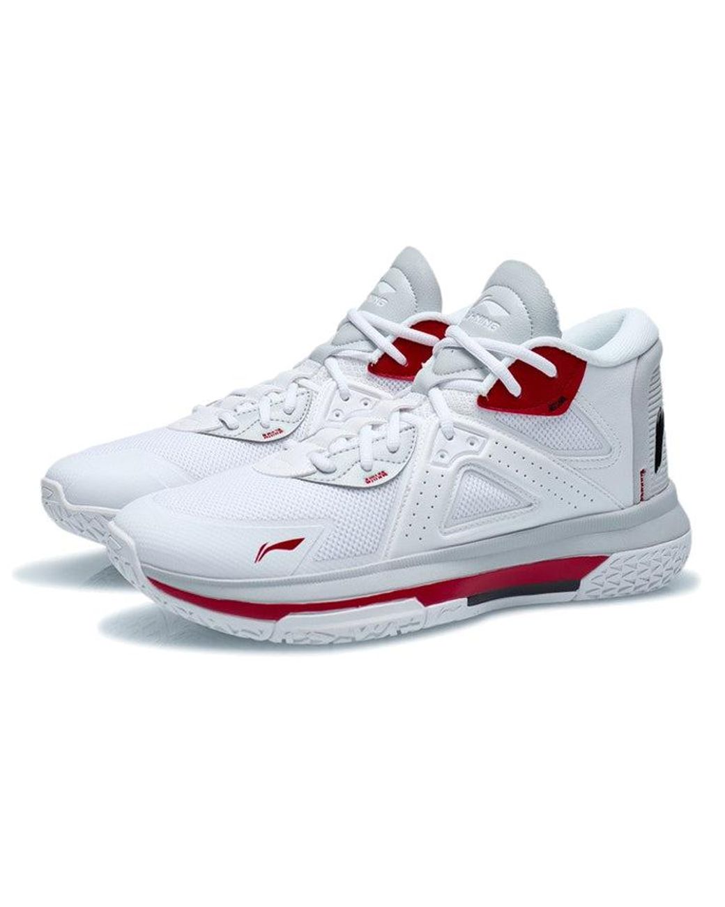Li-ning White Team Emblem Mid for men