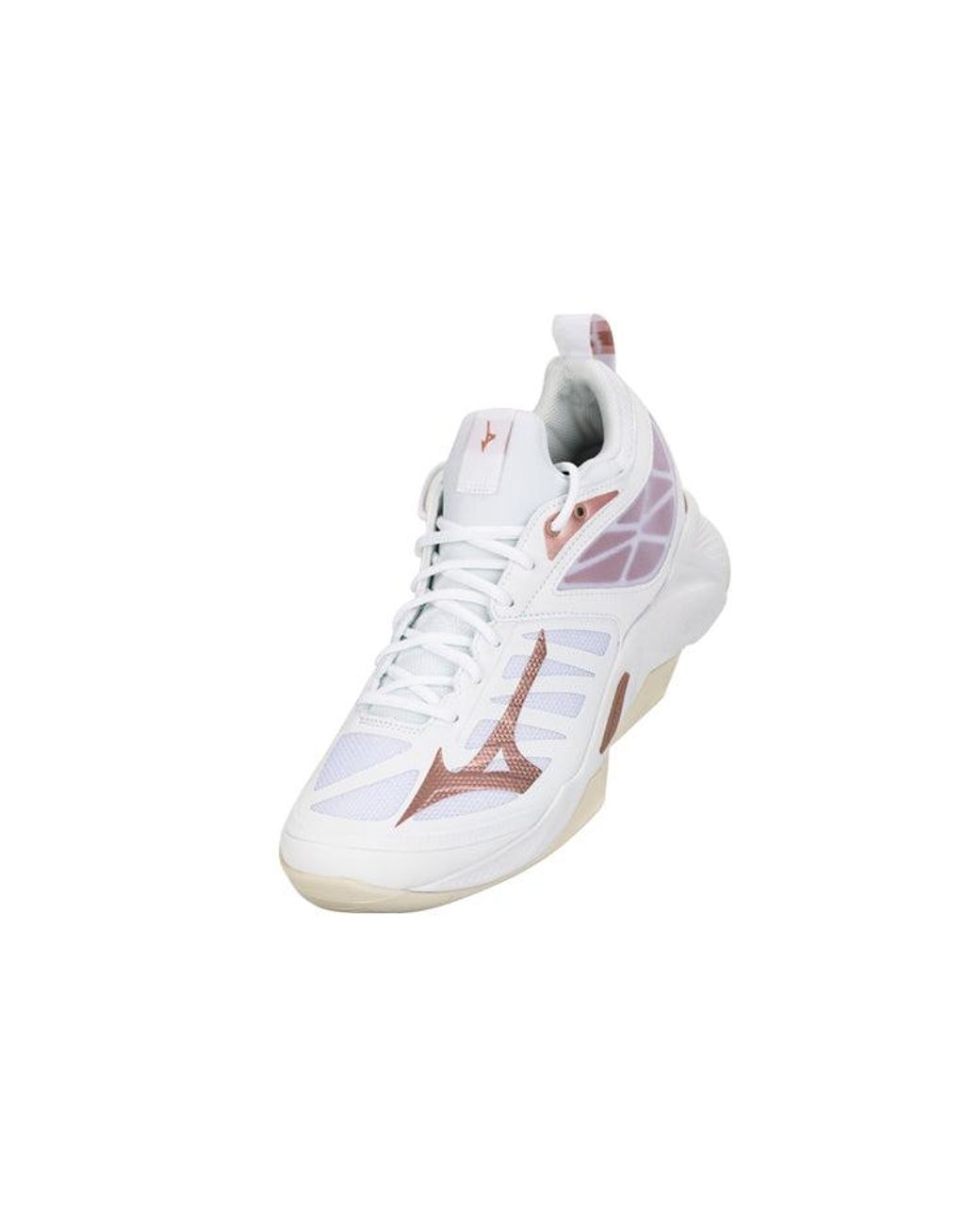 Mizuno White (Wmns) Wave Dimension Rose'