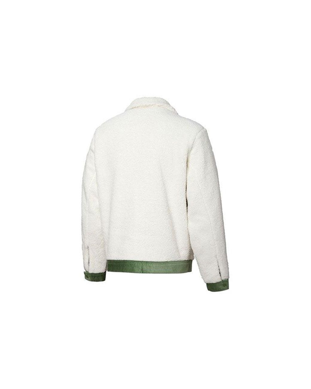 PUMA Green Cord Embroidered Logo Reversible Corduroy Jacket for men