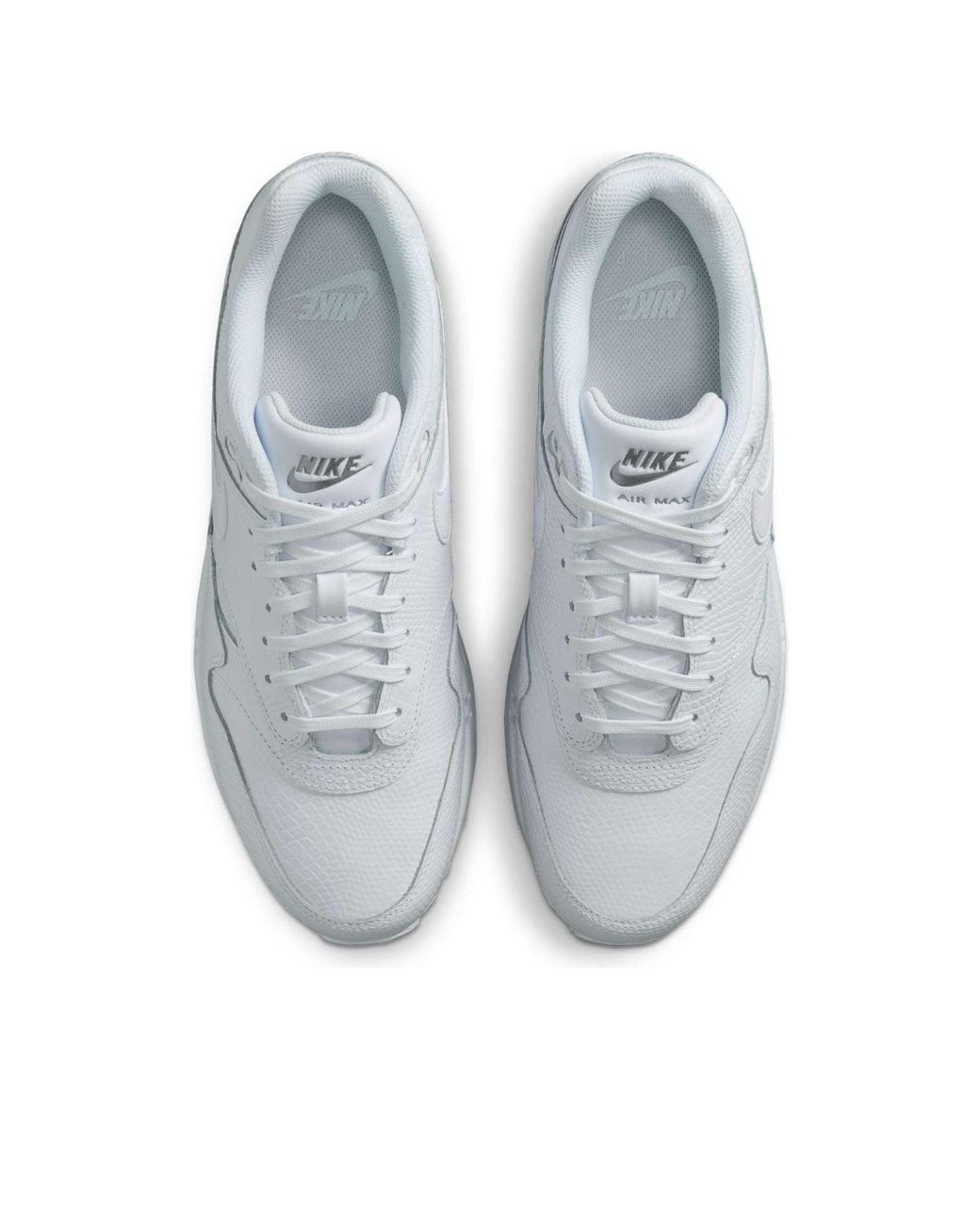 Nike White Air Max 1 Premium Snakeskin' for men