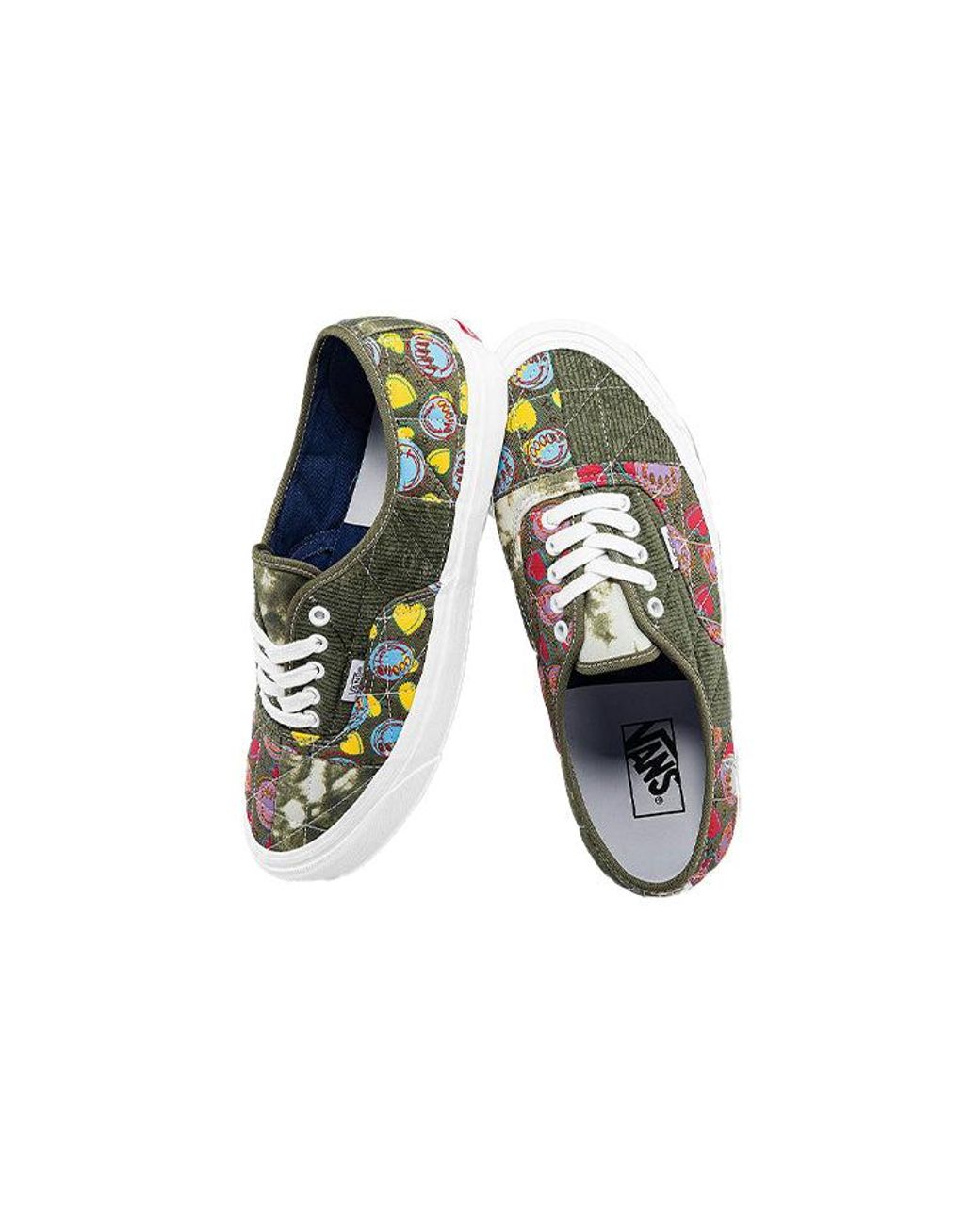 Vans Green Unisexauthentic 44 Dx Anaheim Low-Top Casual Canvas Shoes for men