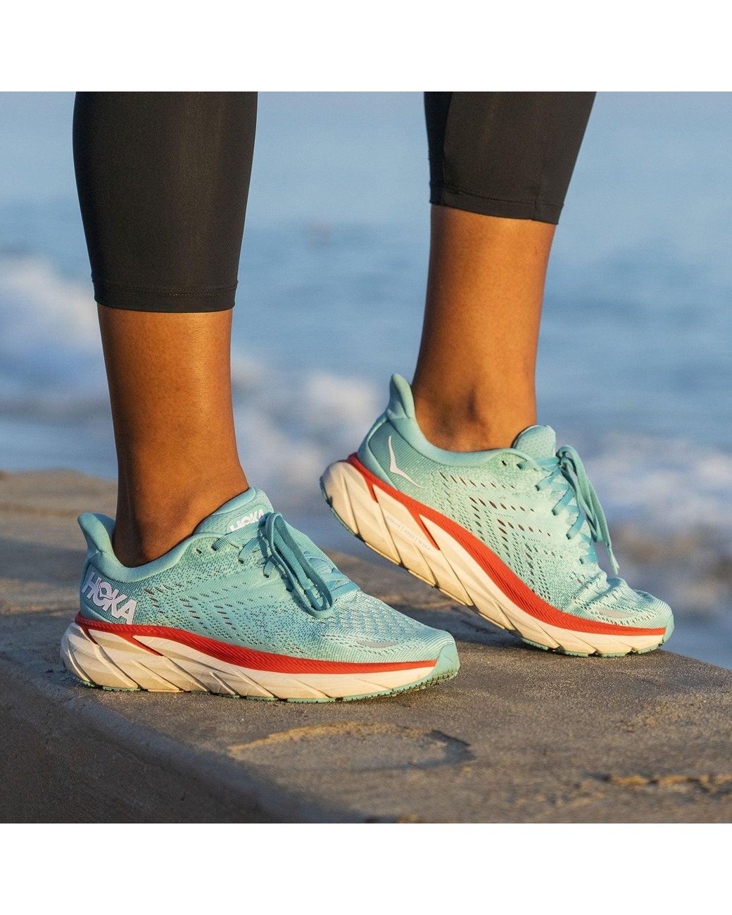 Hoka One One Blue (Wmns) Clifton 8 'Aquarelle'