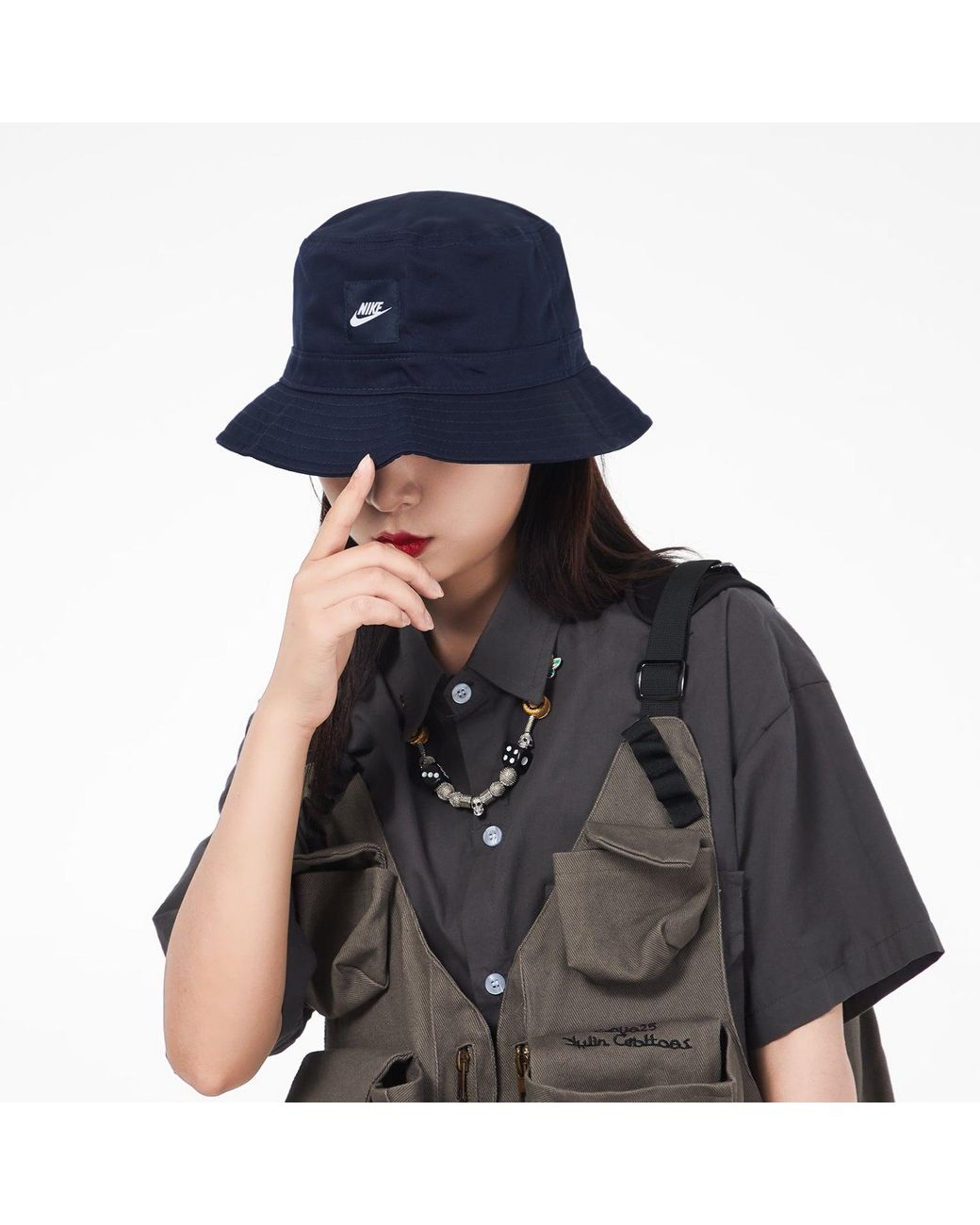 Nike Blue U Sportswear Bucket Core for men