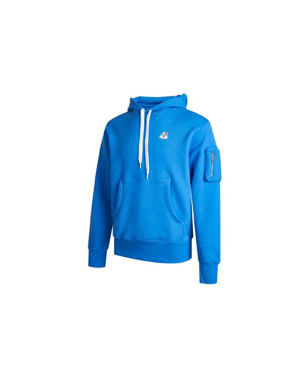Nike Blue Sportswear Airmoji Ft W Cartoon Patch Sports Hooded Sweater For for men