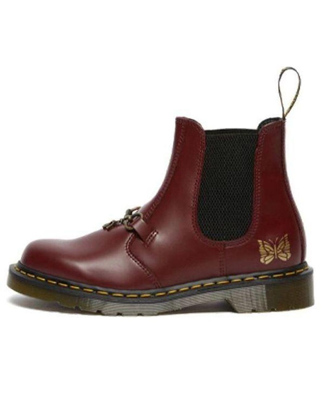 Dr. Martens Brown Dr.Martens 2976 Needles Snaffle Chelsea Boots 'Cherry'