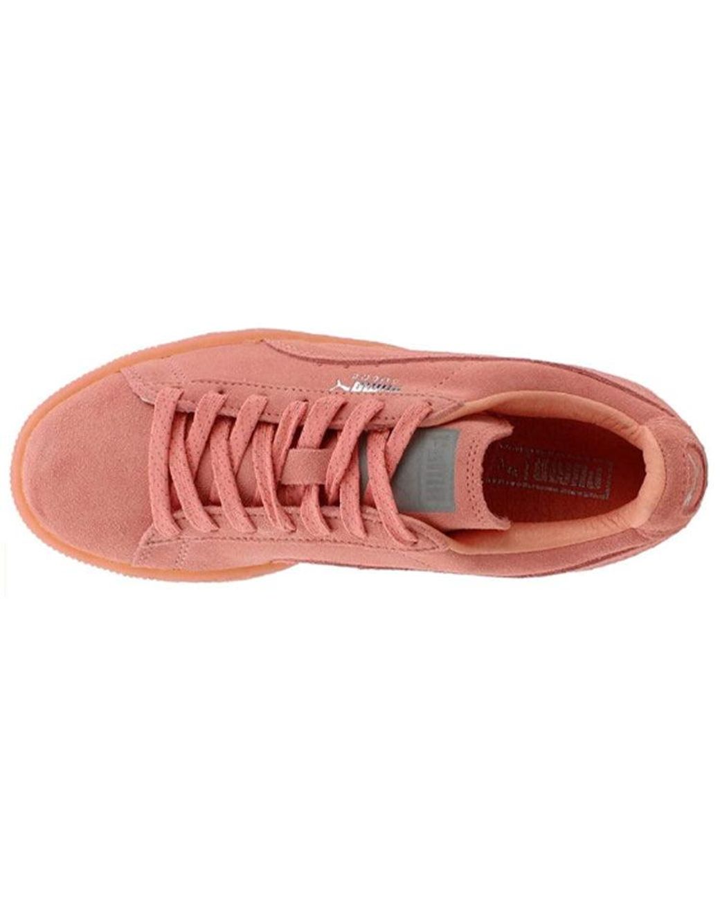 PUMA Pink (Wmns) Suede Classic Mono Reflected Iced