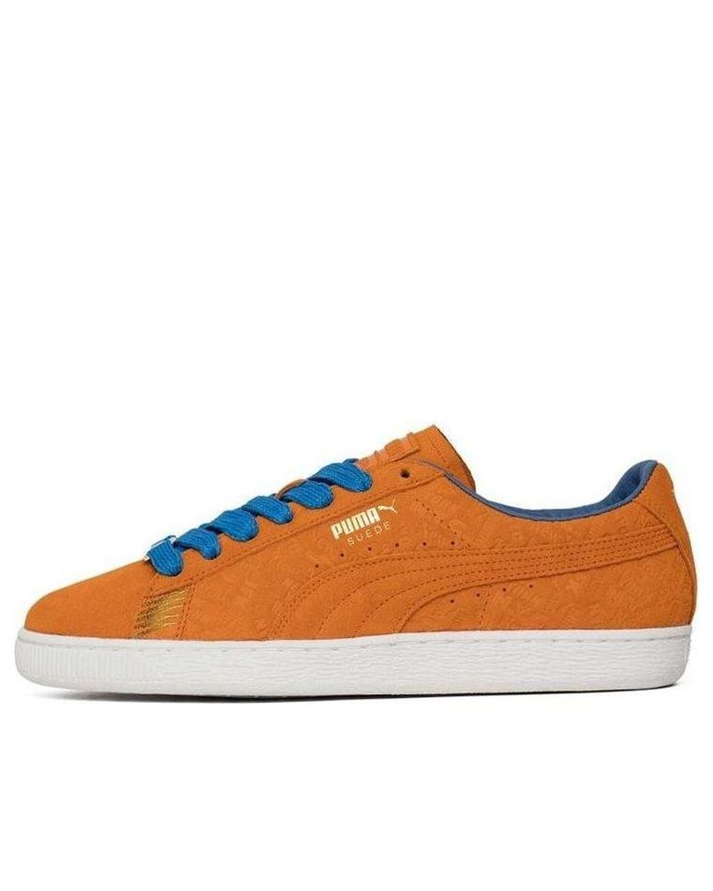 PUMA Brown Suede Classic Nyc Casual Shoes for men