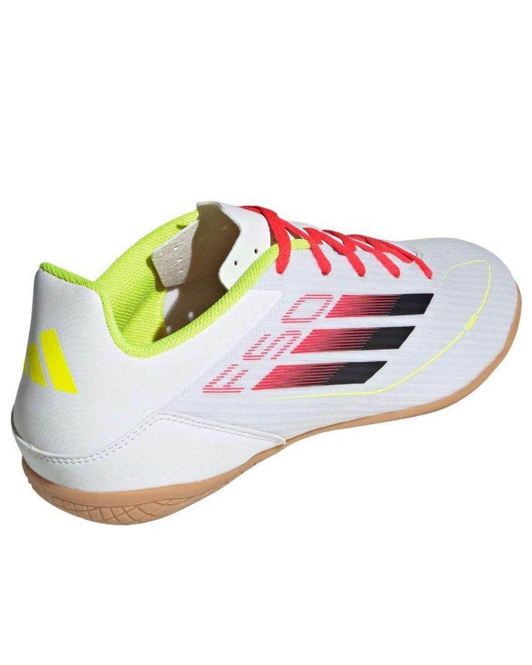 Adidas White F50 League Lace Up Low Top Sneakers for men