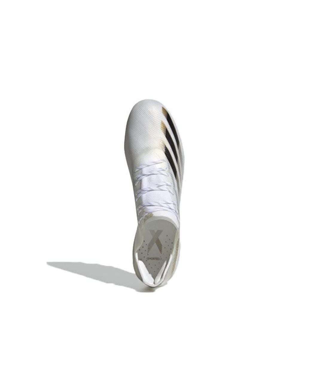 Adidas White X Ghosted.1 Ag Metallic Melange' for men