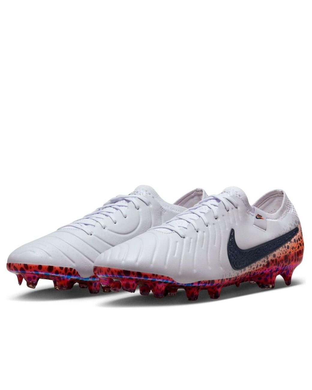 Nike White Tiempo Legend Elite Electric Fg Low 'Safari' for men