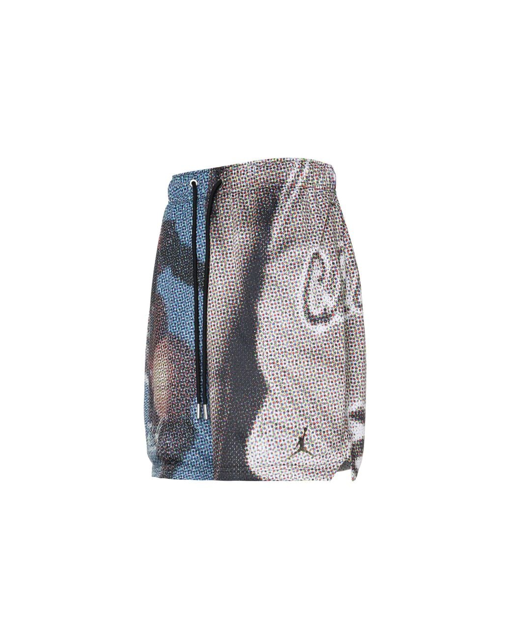 Nike Blue Flight Heritage Pattern Printing Lacing Shorts for men