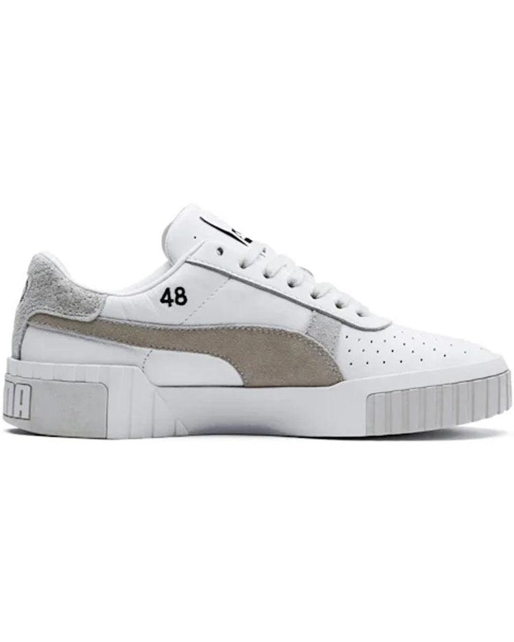 PUMA White (Wmns) Cali Leather Suede X Sg