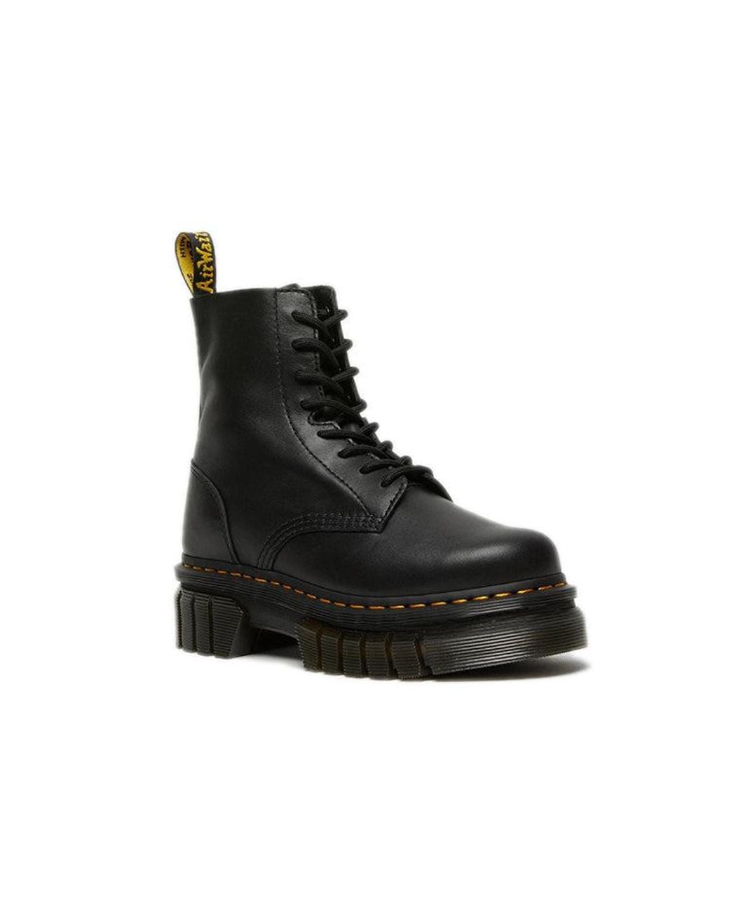 Dr. Martens Black (Wmns) Audrick Nappa Lux Platform Ankle Boots