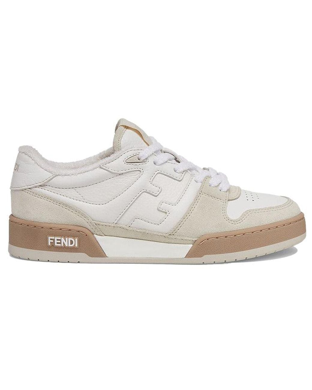 Fendi White (Wmns) Match Low Top Suede