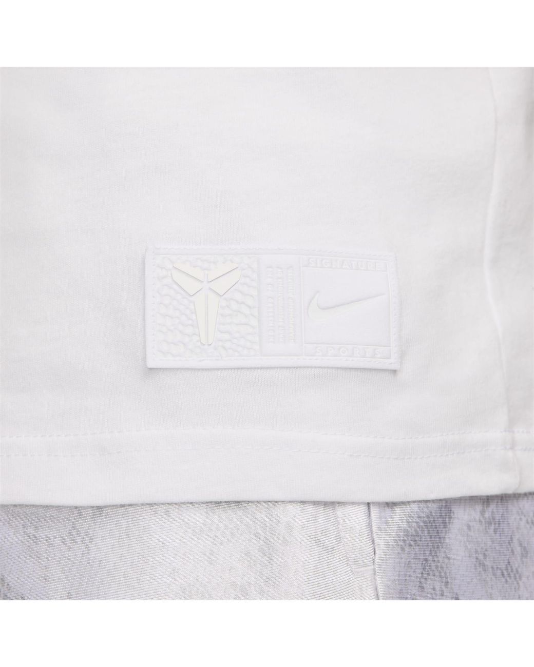 Nike White Max90 Basketball T-Shirt 'Kobe Halo' for men