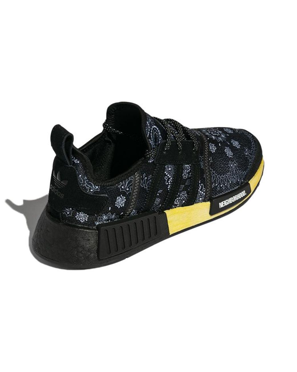 Adidas Black Neighborhood X Nmd_R1 Paisley Bandana' for men