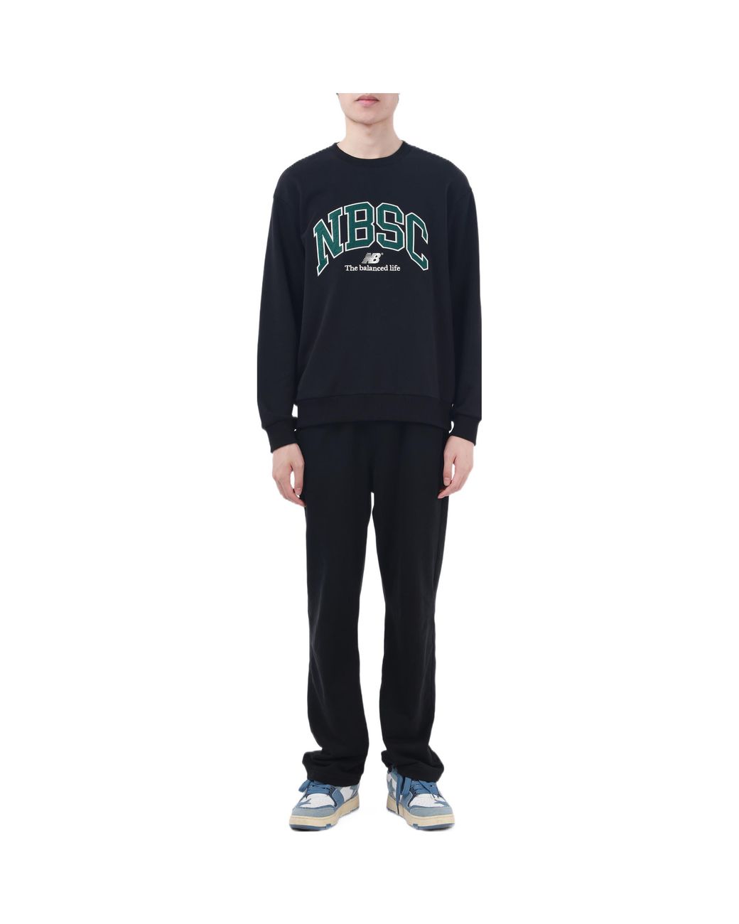 New Balance Blue Casual Sports Sweatshirt for men