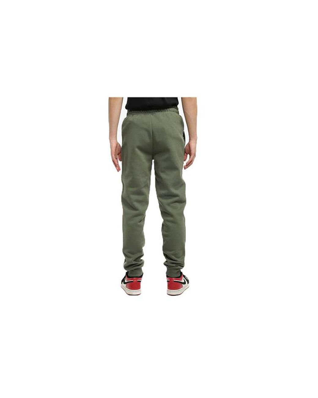 PUMA Green Metallic Nights Tape Sweatpants for men