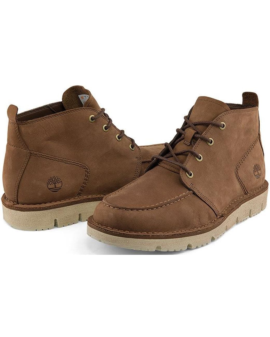 Timberland Brown Westmore Moc Toe Chukka Boots for men