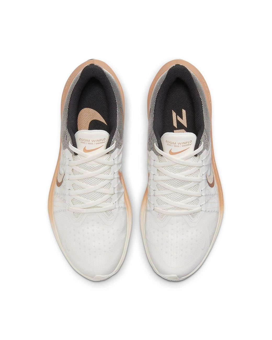 Nike White (Wmns) Air Zoom Winflo 8 Premium 'Sail Metallic Copper Coin'