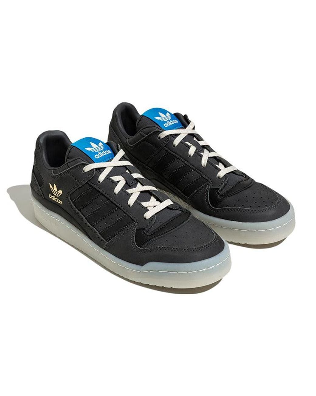 Adidas Black Forum Low 'Dark Solid' for men
