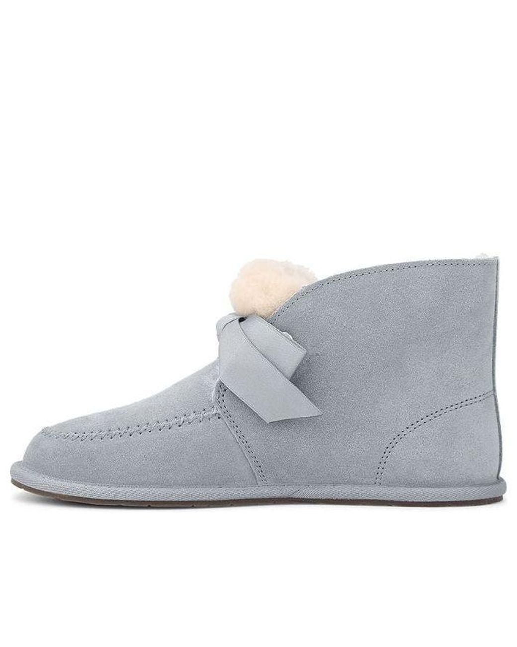 Ugg Gray (Wmns) Kallen Lace Lacing Mid Tops Fleece Lined