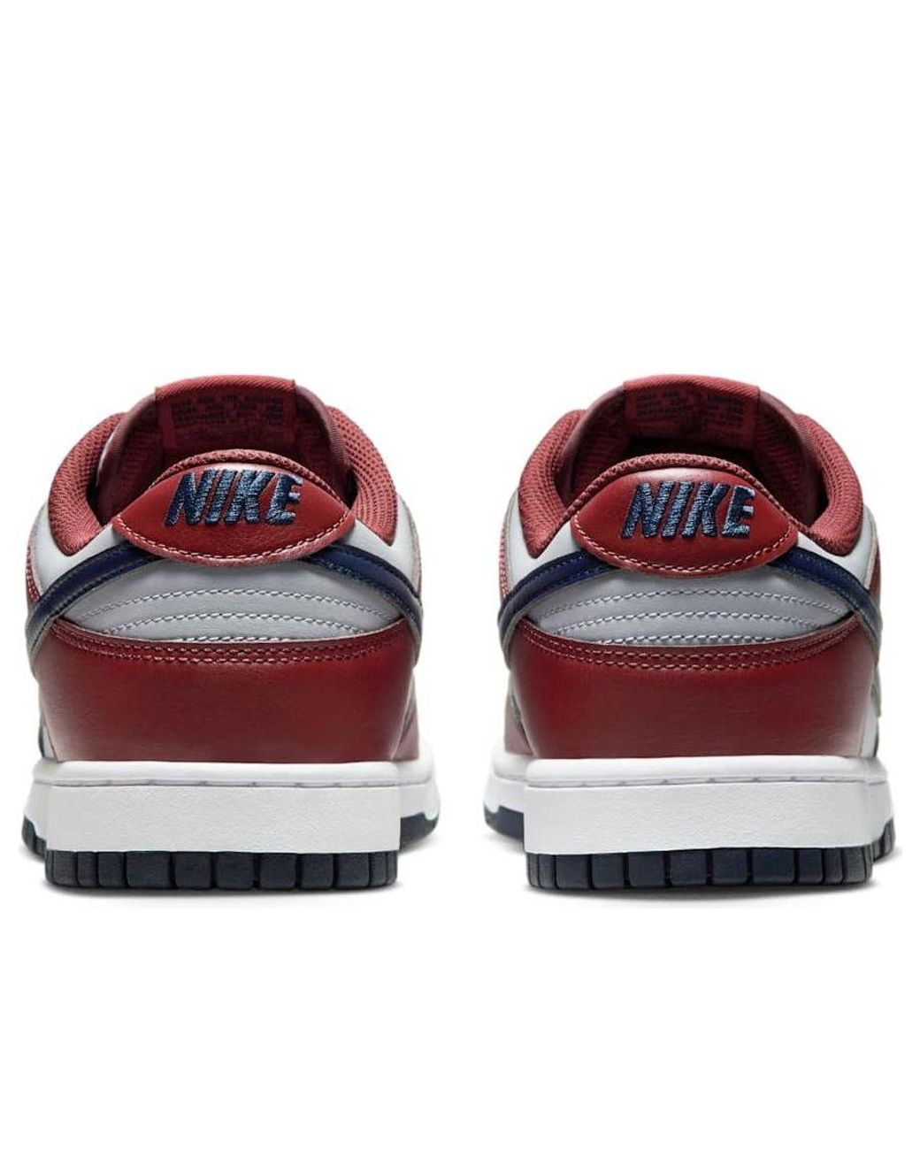 Nike Red Dunk Low Retro 'Wolf Obsidian Dark Team' for men