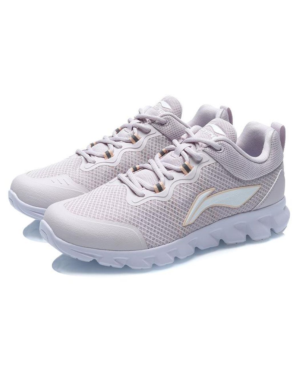 Li-ning Gray (Wmns) Running Shoes 'Light'