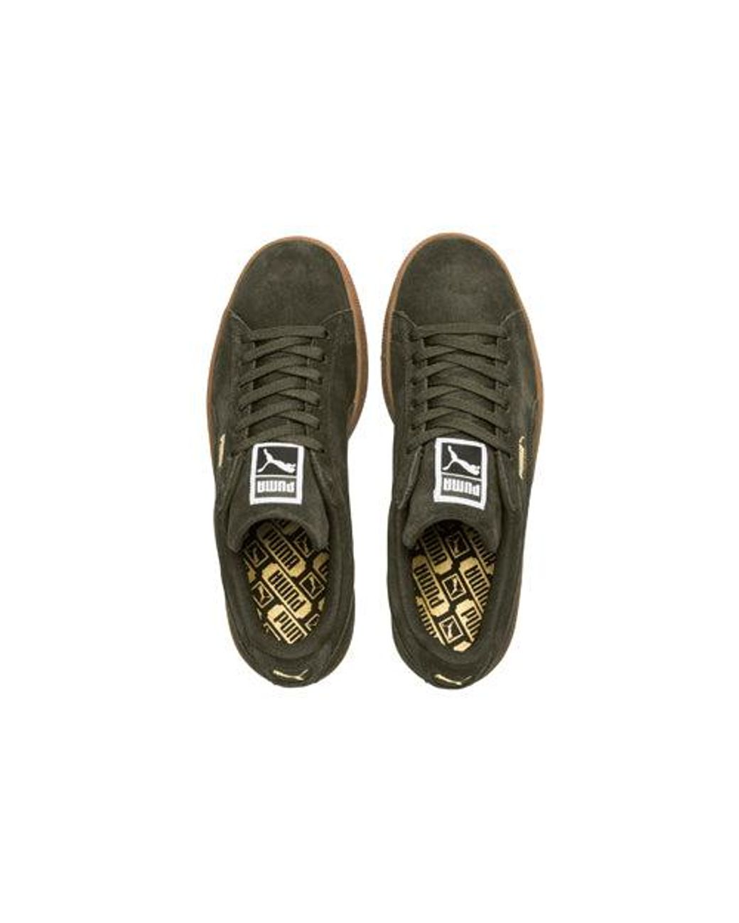 PUMA Brown Suede Classic 'Forest Night Gum' for men