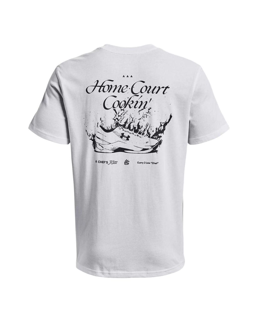 Under Armour Gray Curry Cook Heavyweight T-Shirt for men