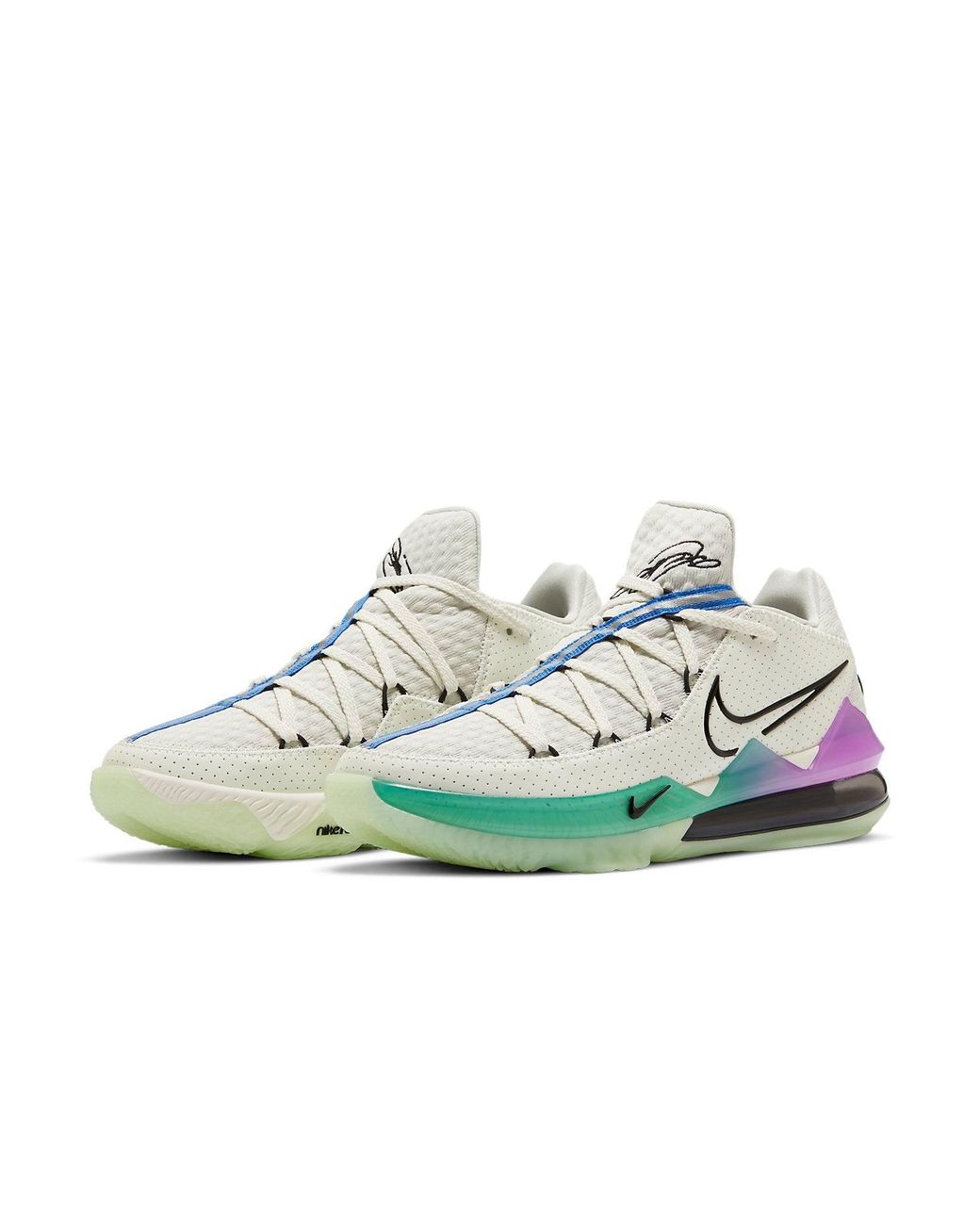 Nike Green Lebron 17 Low for men