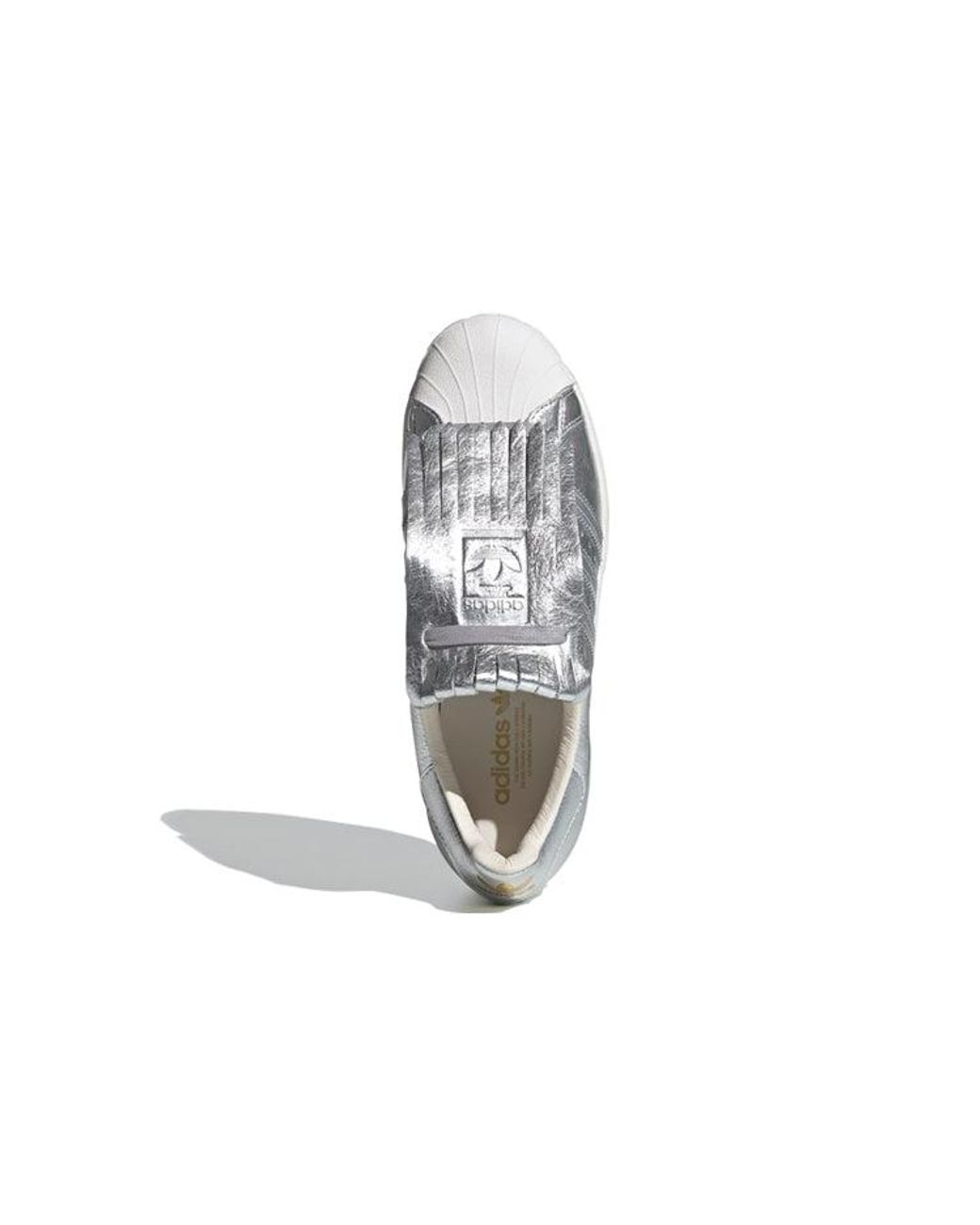 Adidas Gray (Wmns) Superstar Fringe Metallic'