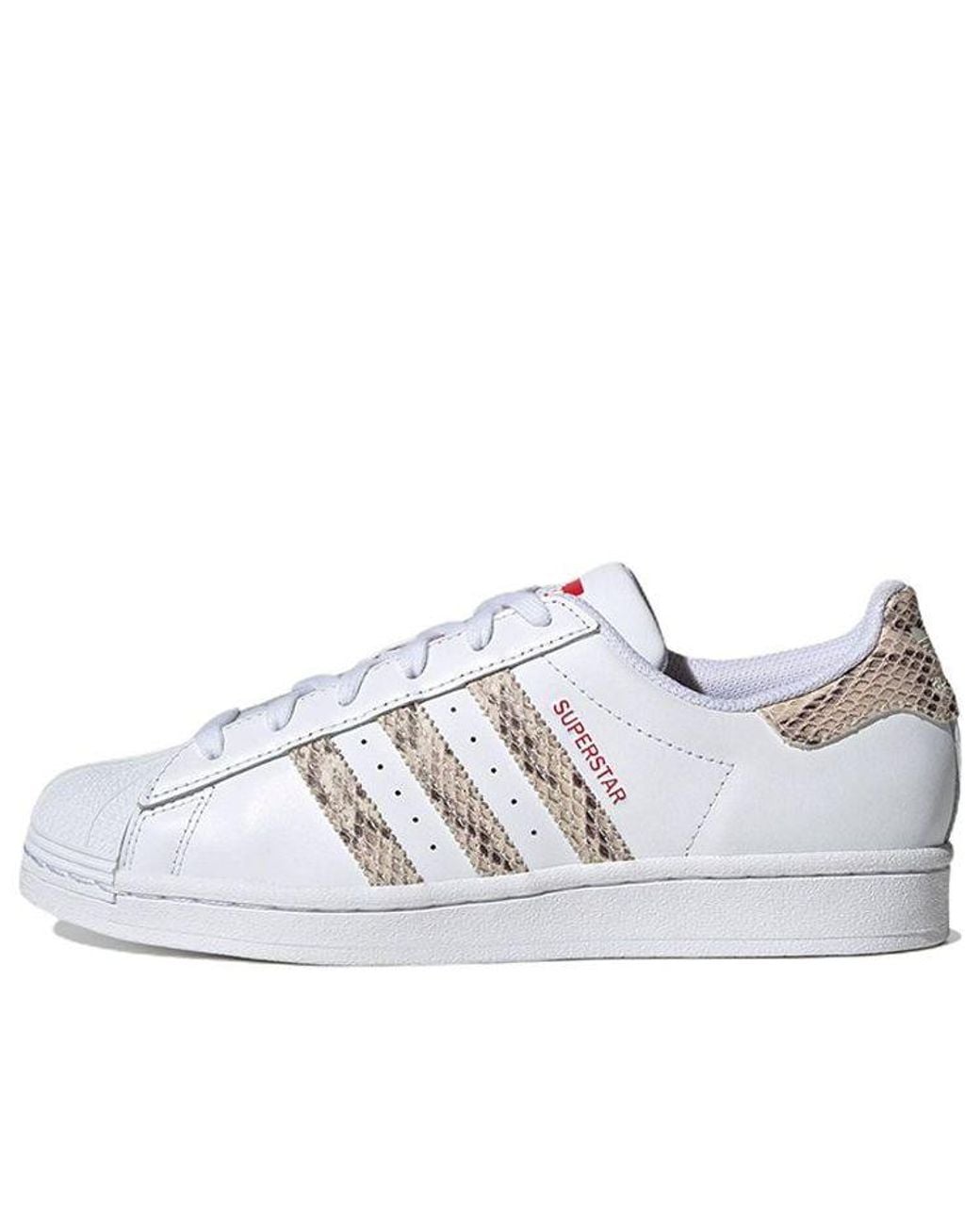 Adidas White (Wmns) Originals Superstar 'Cloud Wonder Better Scarlet'