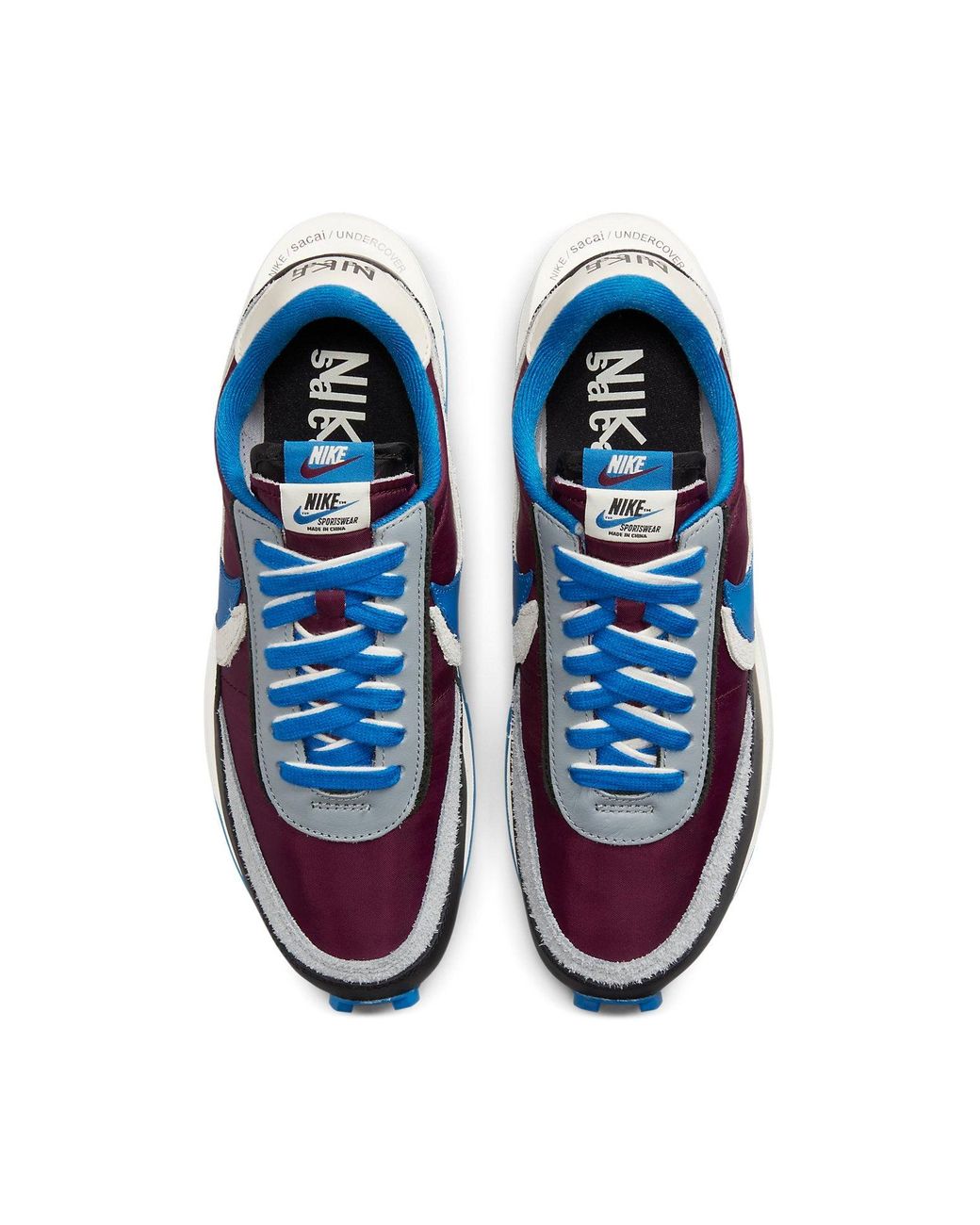 Nike Blue X Sacai X Undercover Ldwaffle 'Night Team Royal' for men