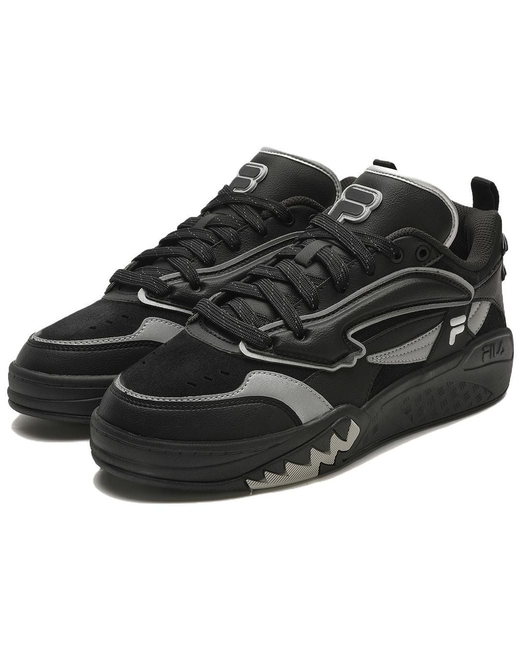 Fila Black Desperado Low Top Shoes for men