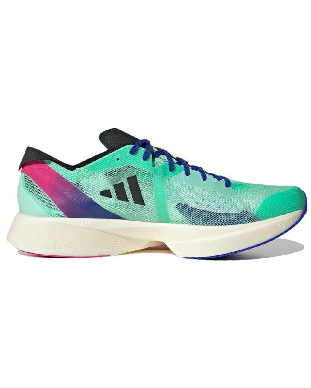 Adidas Blue Adizero Takumi Sen 9 'Pulse Mint Lucid Fuchsia' for men