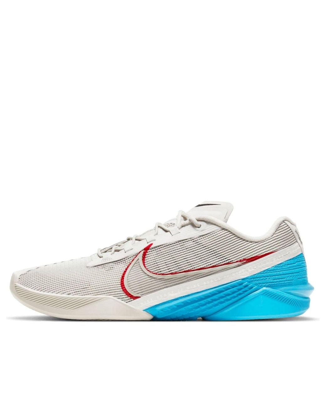 Nike Blue React Metcon Turbo 'Light Bone Fury' for men