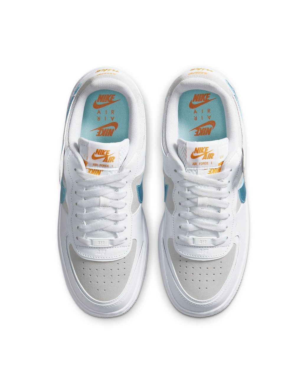 Nike White (Wmns) Air Force 1 Shadow Glacier Ice'