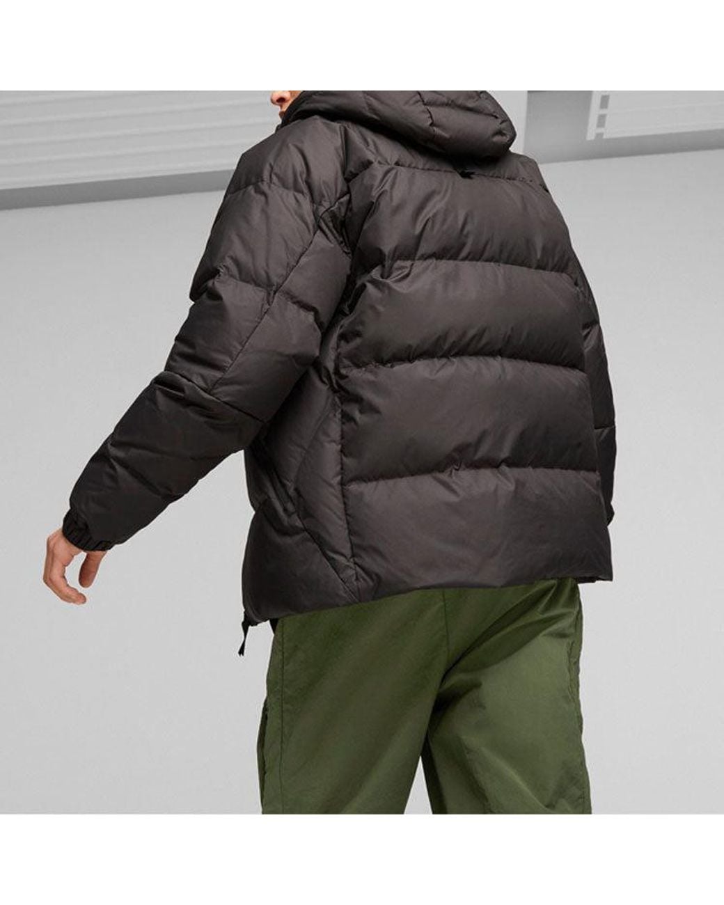 PUMA Black Down Jacket for men