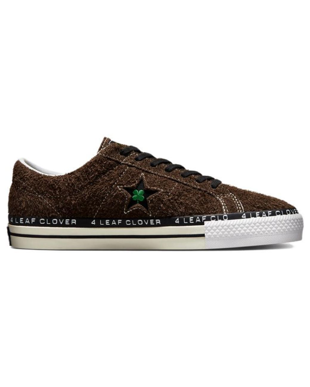 Converse Brown One Star Pro Low X Patta '4 Leaf Clover' for men