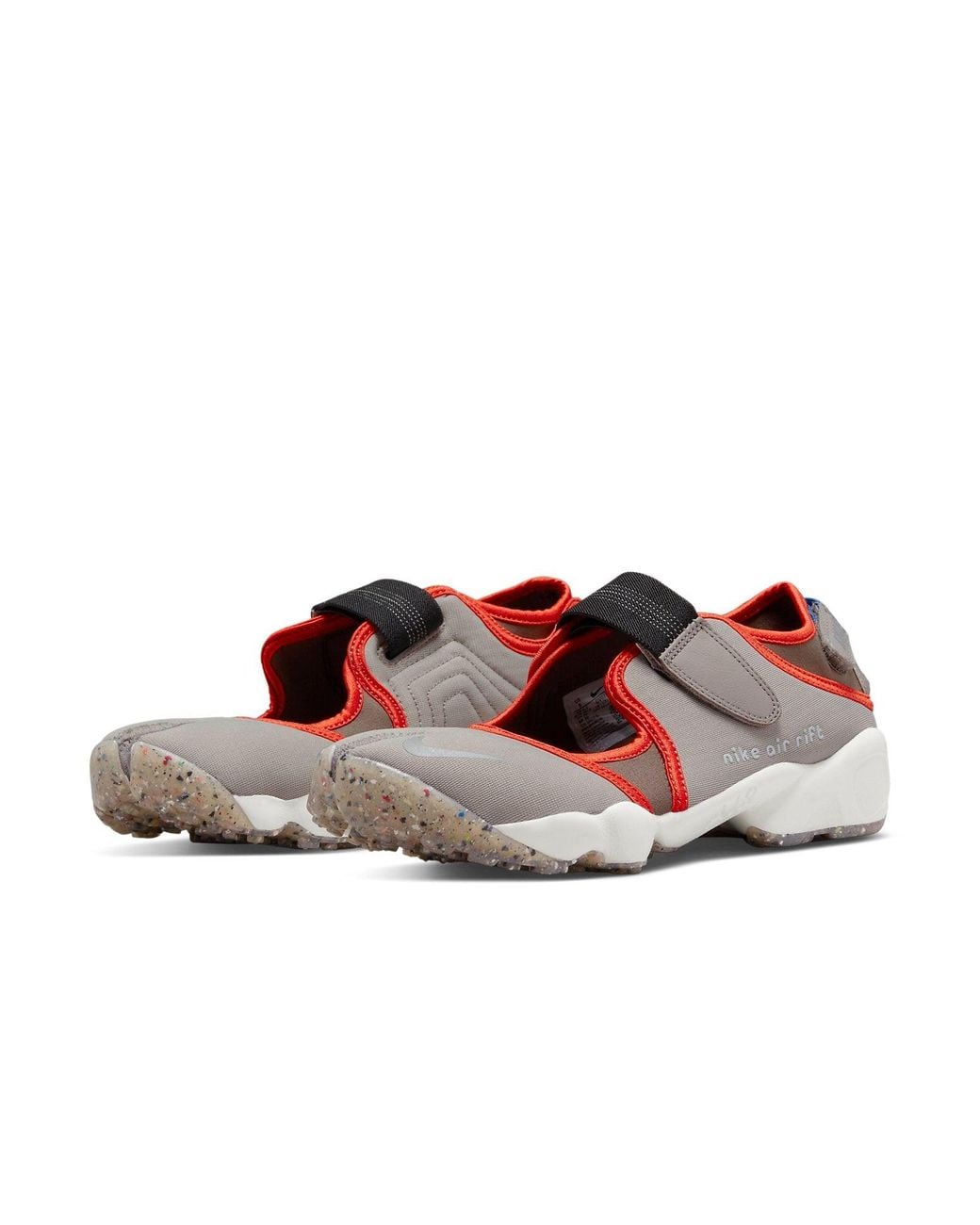 Nike Red Air Rift 'enigma Stone Metallic Silver'