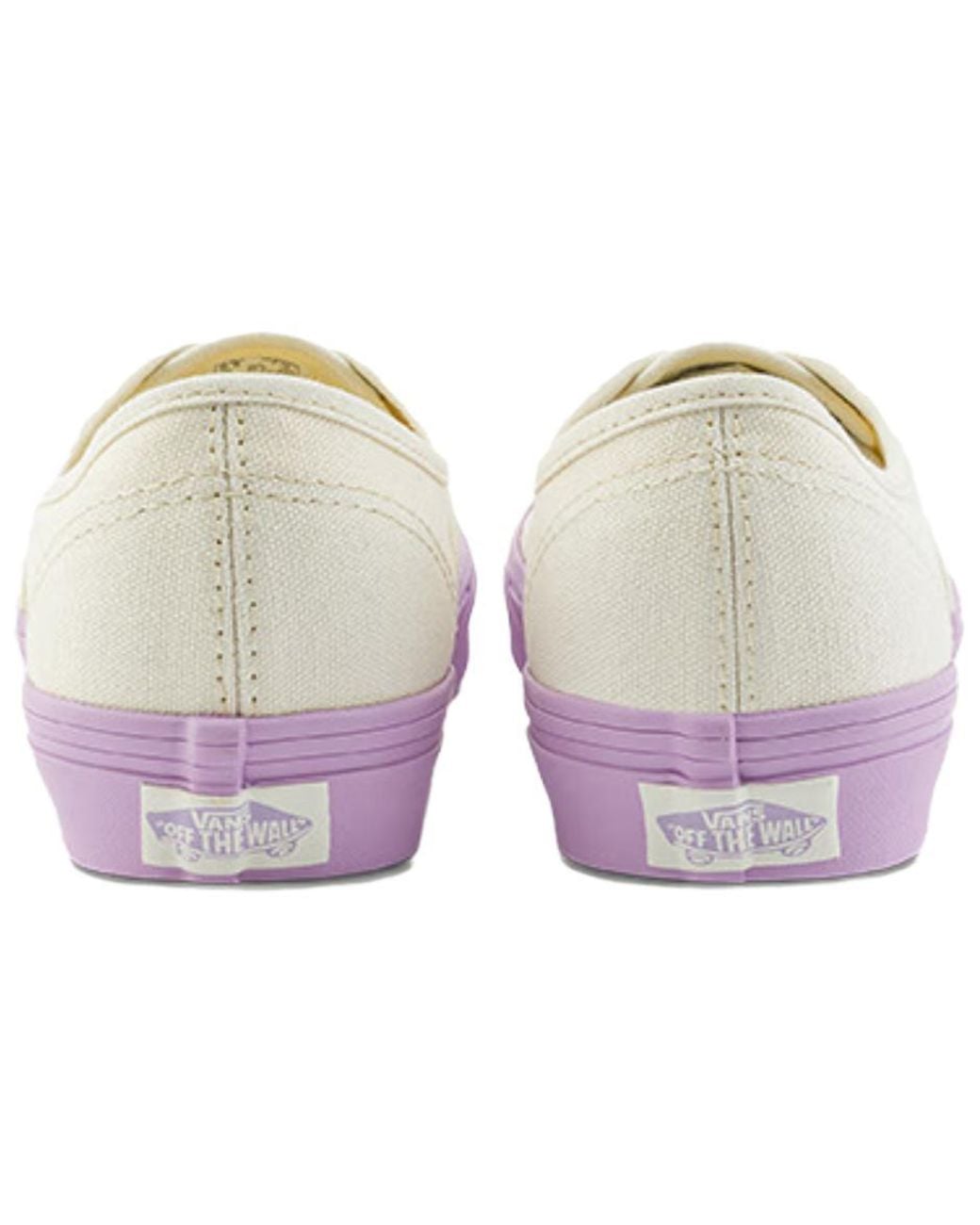 Vans Pink Authentic Canvas Shoes 'Canvas Marshmallow' for men