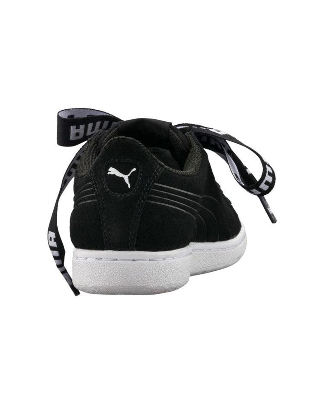 PUMA Black (Wmns) Vikky Ribbon Bold Casual Shoes
