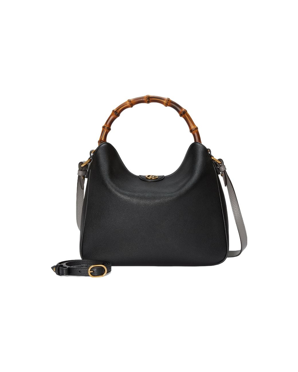 Gucci Black Diana Medium Shoulder Bag, Leather