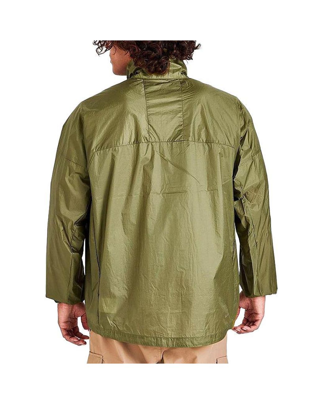 Nike Green Acg Half-Zip Windbreaker Jacket for men