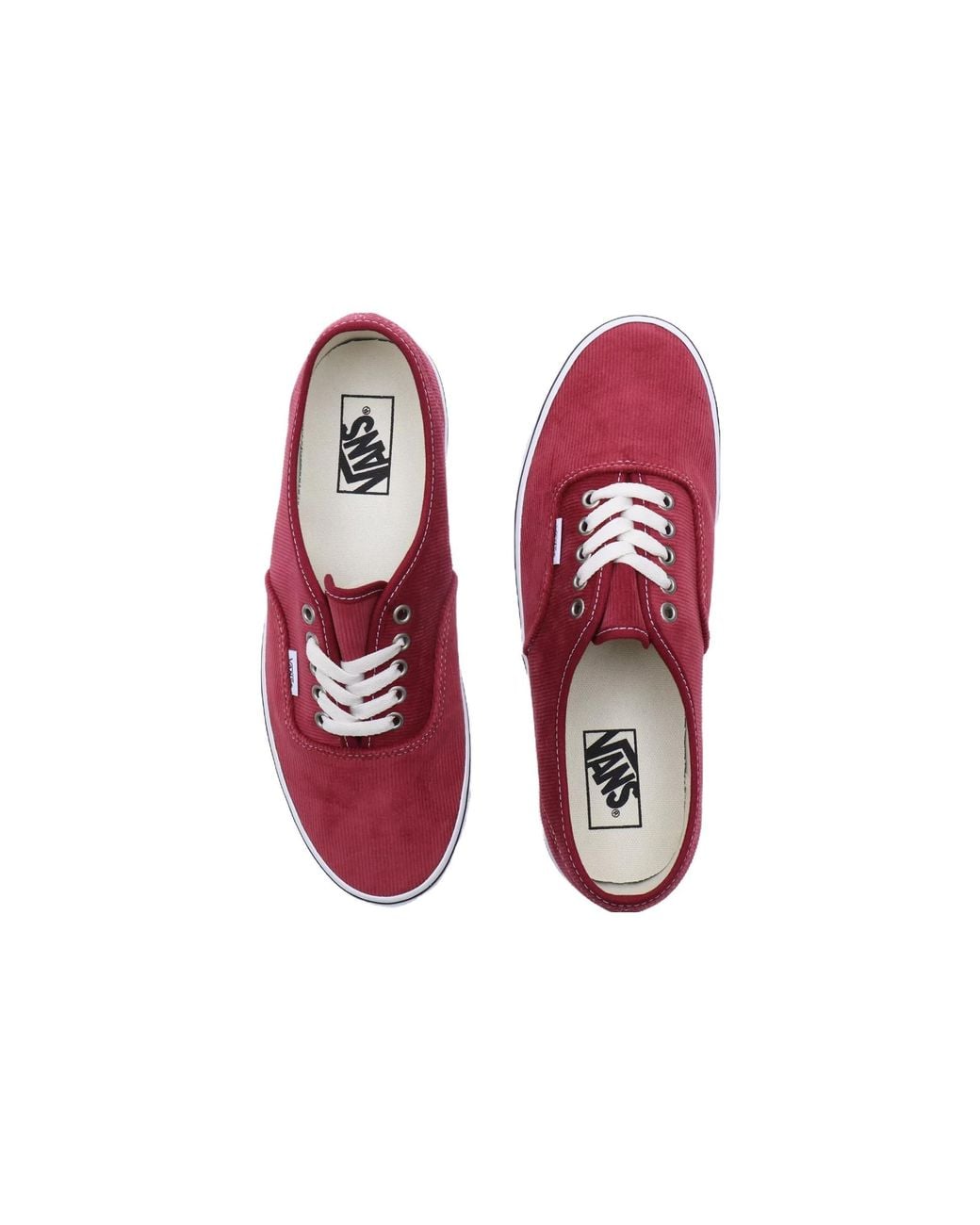 Vans Red Authentic Corduroy for men