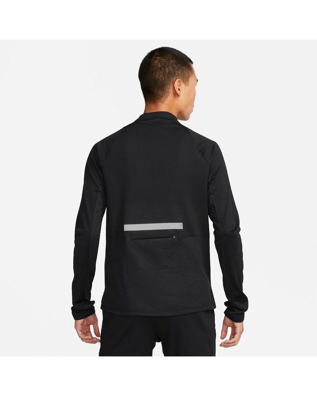 Nike Blue Therma Fit Run Division Element Half Zip Running Top for men