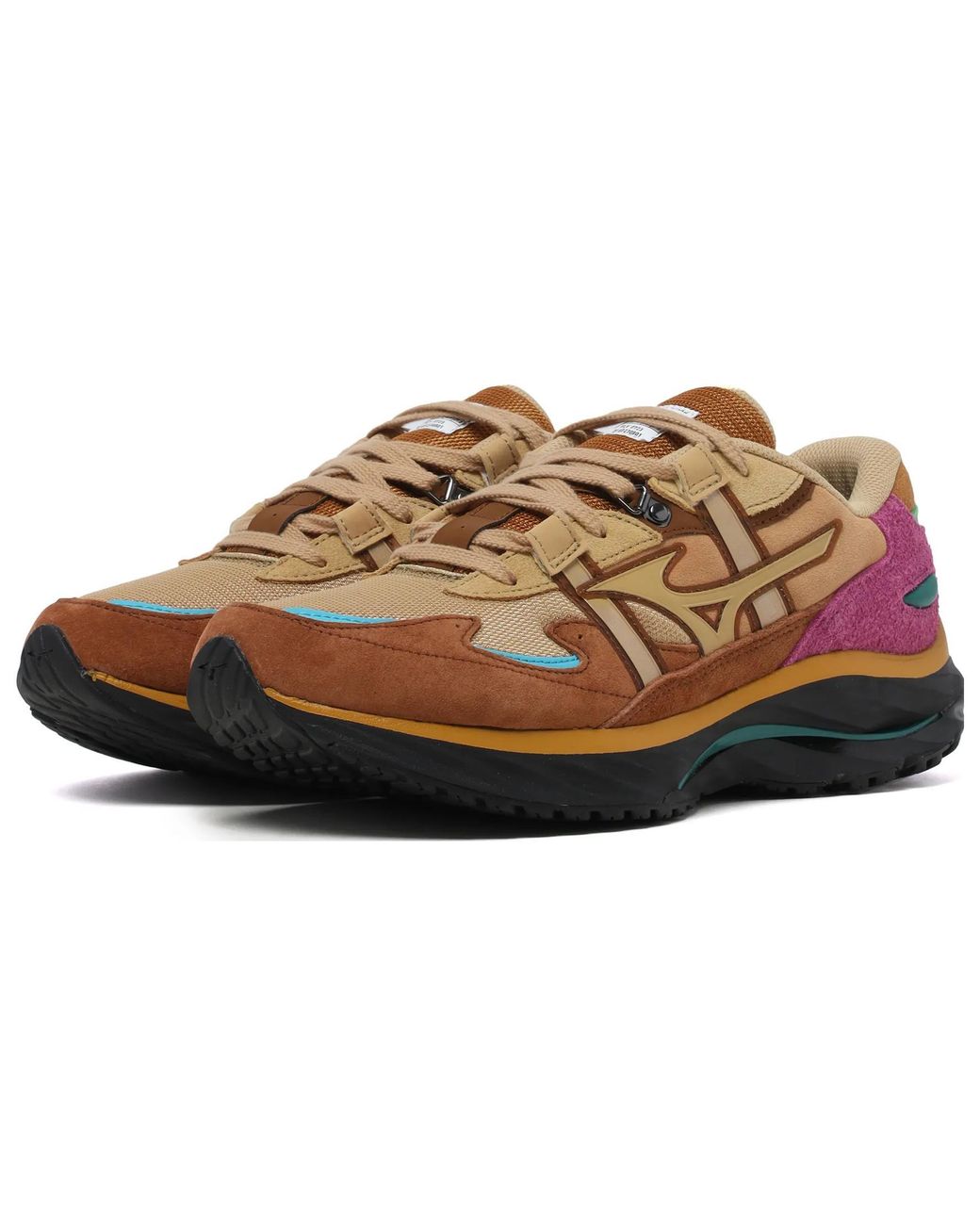 Mizuno Brown Mujin Wave Rider Beta 'Digawel Cathay Spice' for men