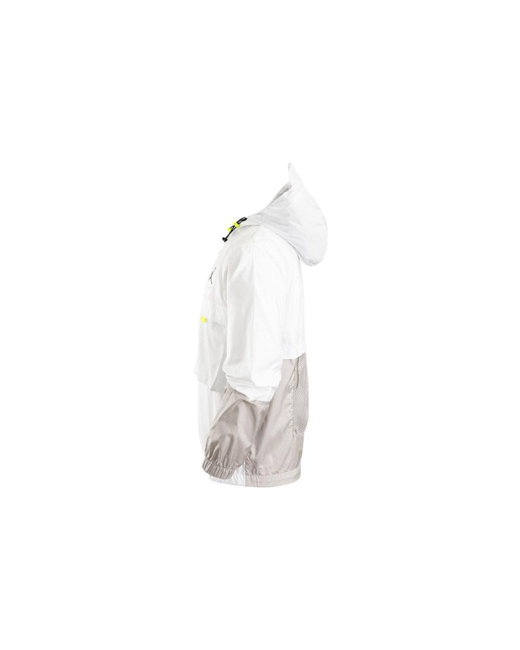 Nike White Colorblock Zipper Hooded Jacket Autumn for men